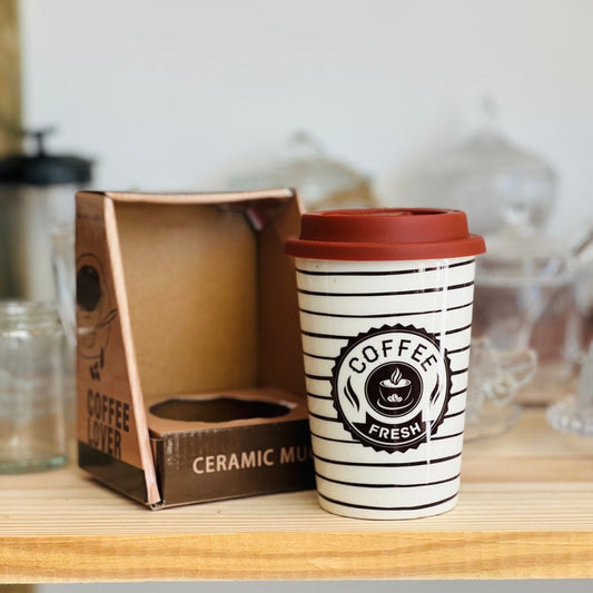 Copo Retrô Coffee Fresh