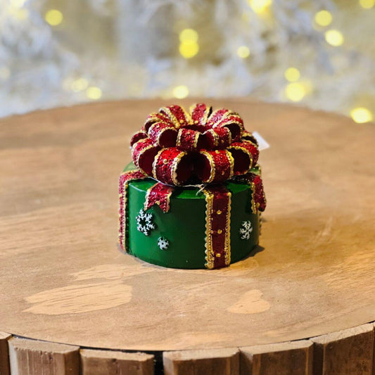 Porta-Velas Natal Presente – 10,5cm