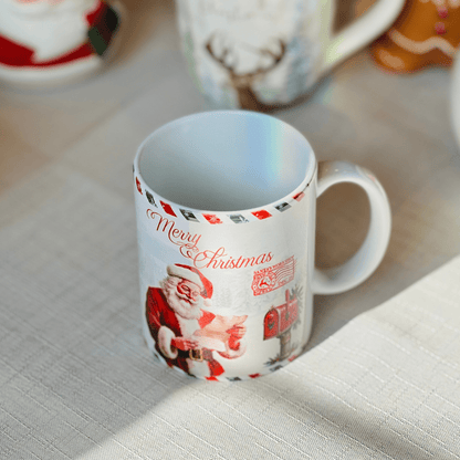Caneca de Porcelana Cartas para o Papai Noel 300ml