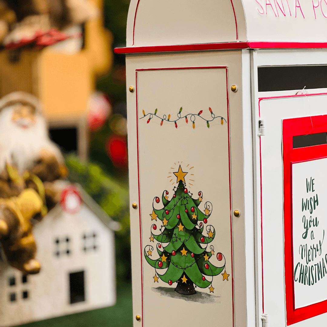 Correio de Metal Merry Christmas – 40x70