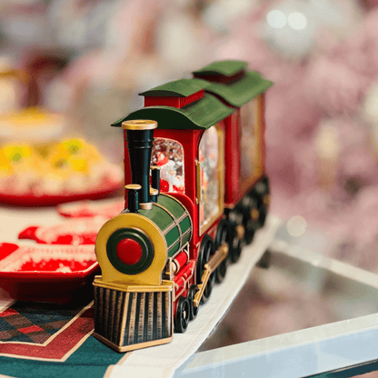 Locomotiva do Noel Noel Com Led, Som e Movimento 25x9x19cm