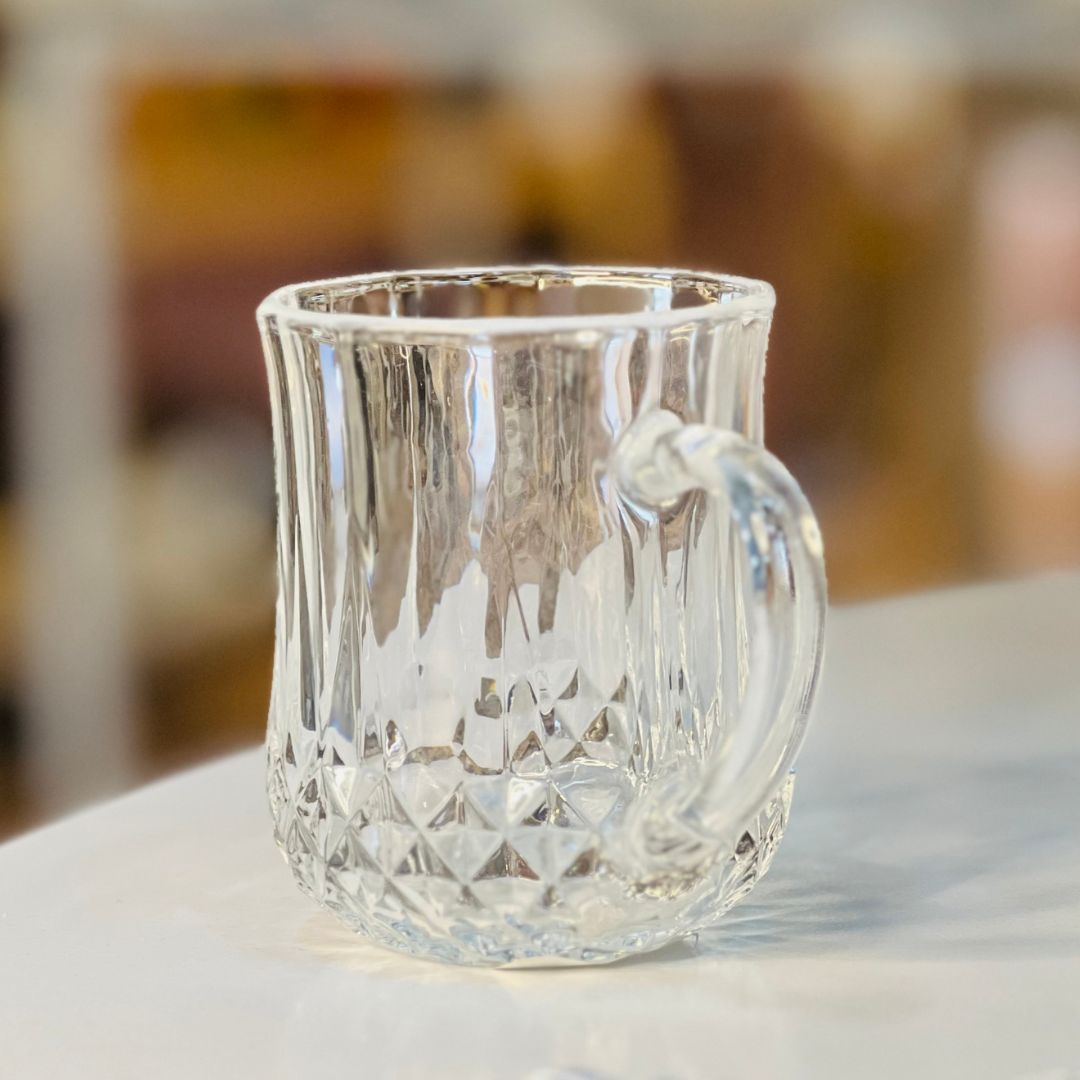 Caneca de Vidro Diamante - 200ml