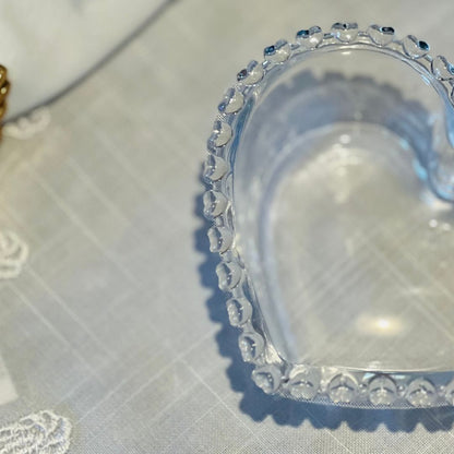 Bowl Cristal de Chumbo Coração - 13,5x12,5x5cm