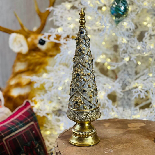 ÁRVORE DECORATIVA C/PEDRARIA - 45cm