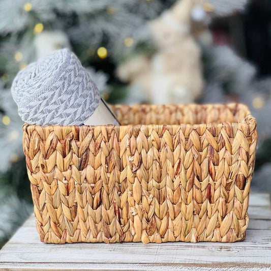Cesta Organizadora SeaGrass Natural - 38x23x20cm (G)