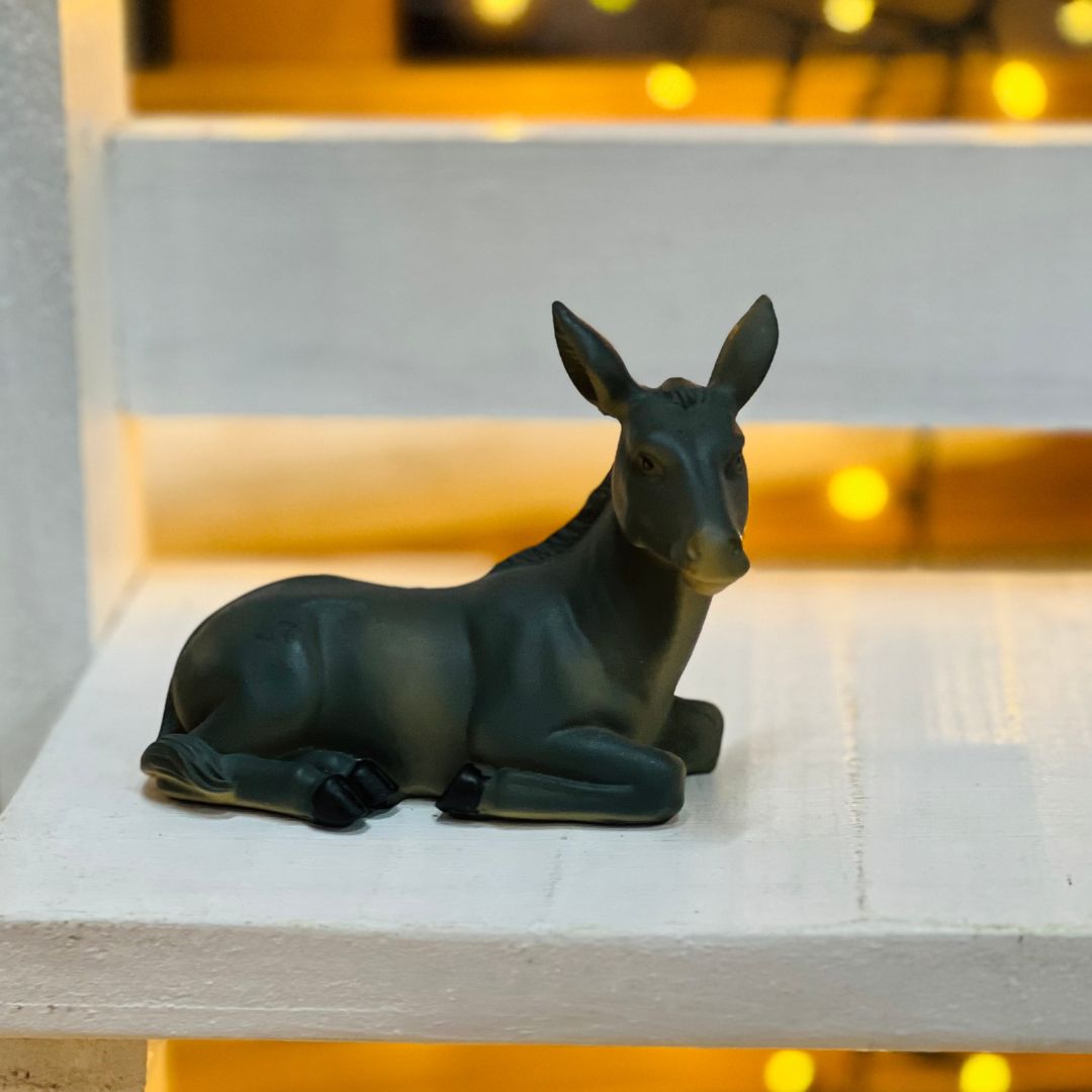 Burro Decorativo em Resina | 10 cm