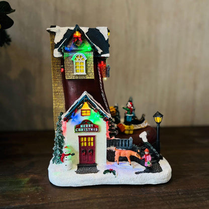 Casa Natal Bota com Presentes Colorida com Movimento – 26cm