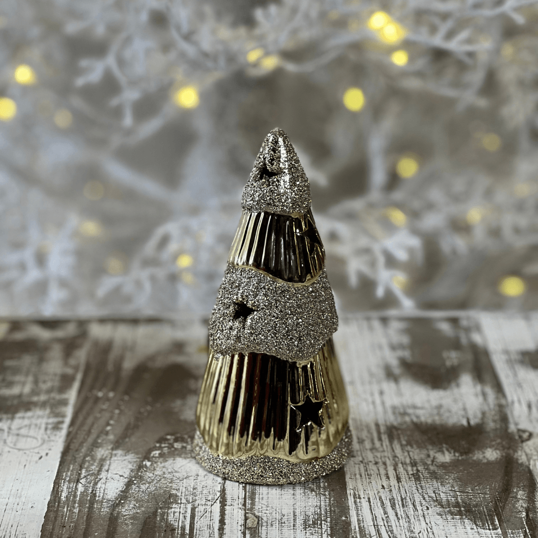 Natal Árvore Decorativa com LED 17,2cm