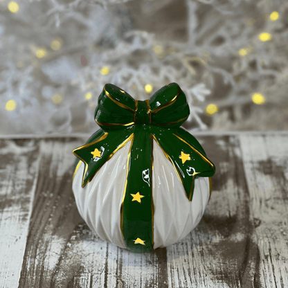 Natal Bola Decorativa com LED - 16,3