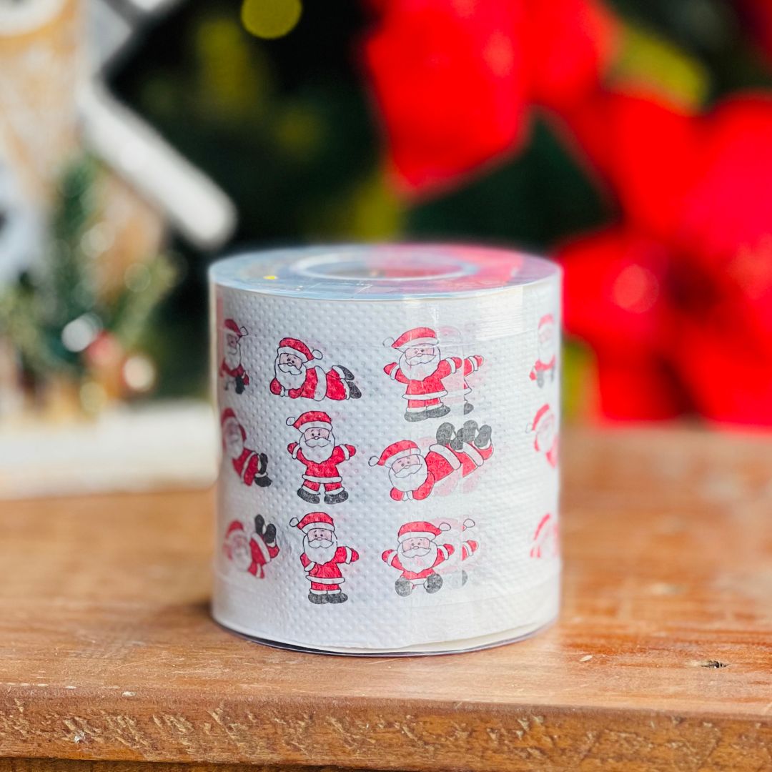 Papel Higiênico de Natal Decorativo - 30mtsx10cm
