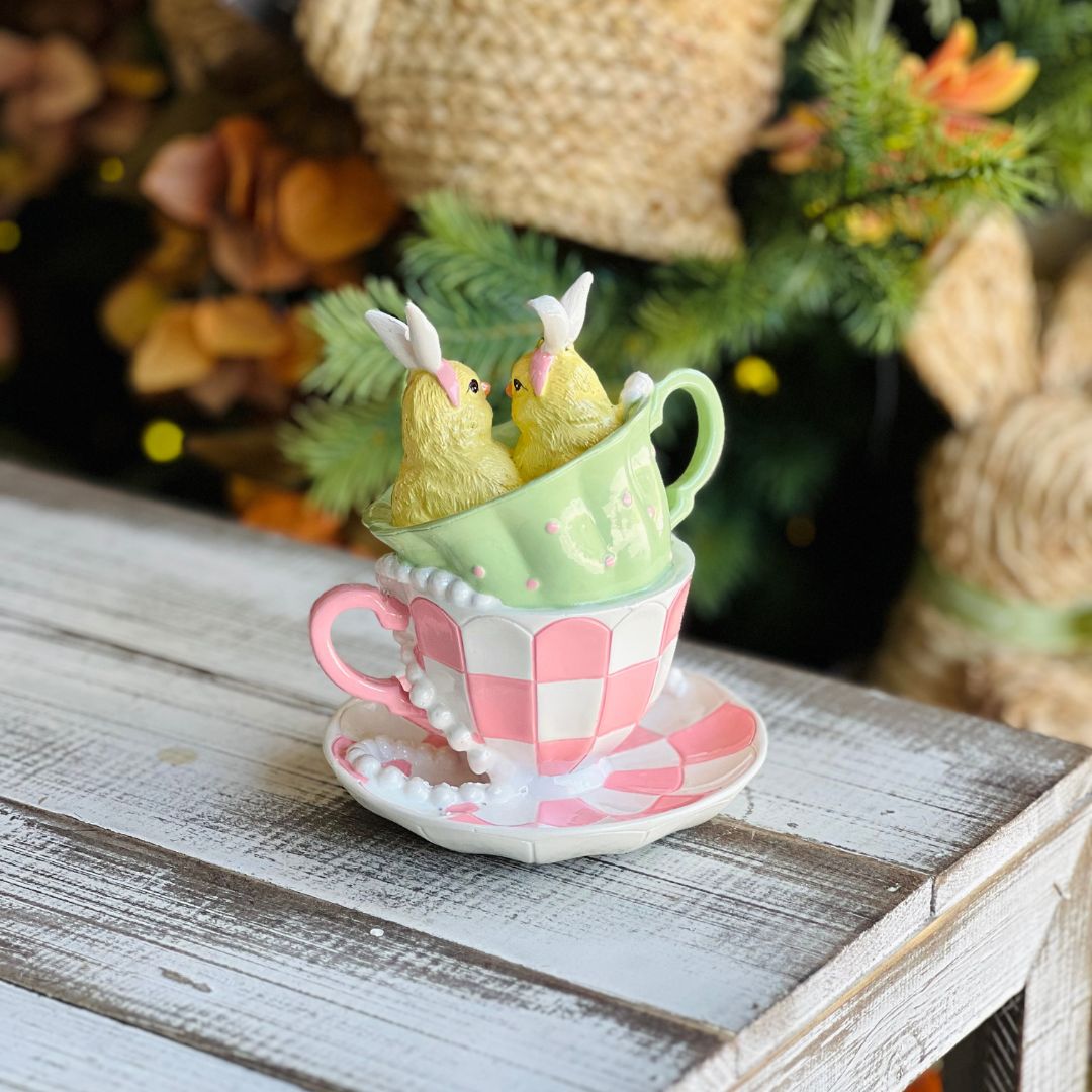 Pintinho na Xícara (Alice no País das Maravilhas) - 14cm