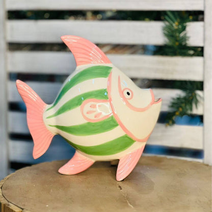 Peixe Ceramica  -  25x11x25cm