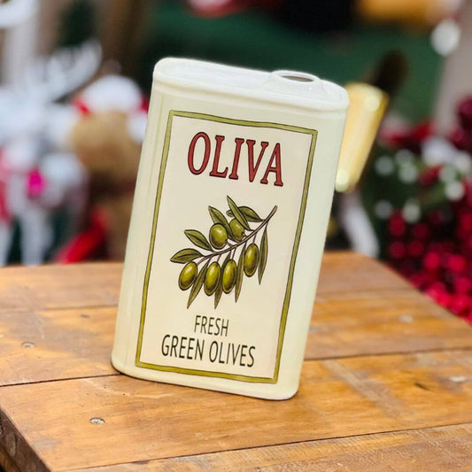Vaso Azeite Olive - 11x6x18cm