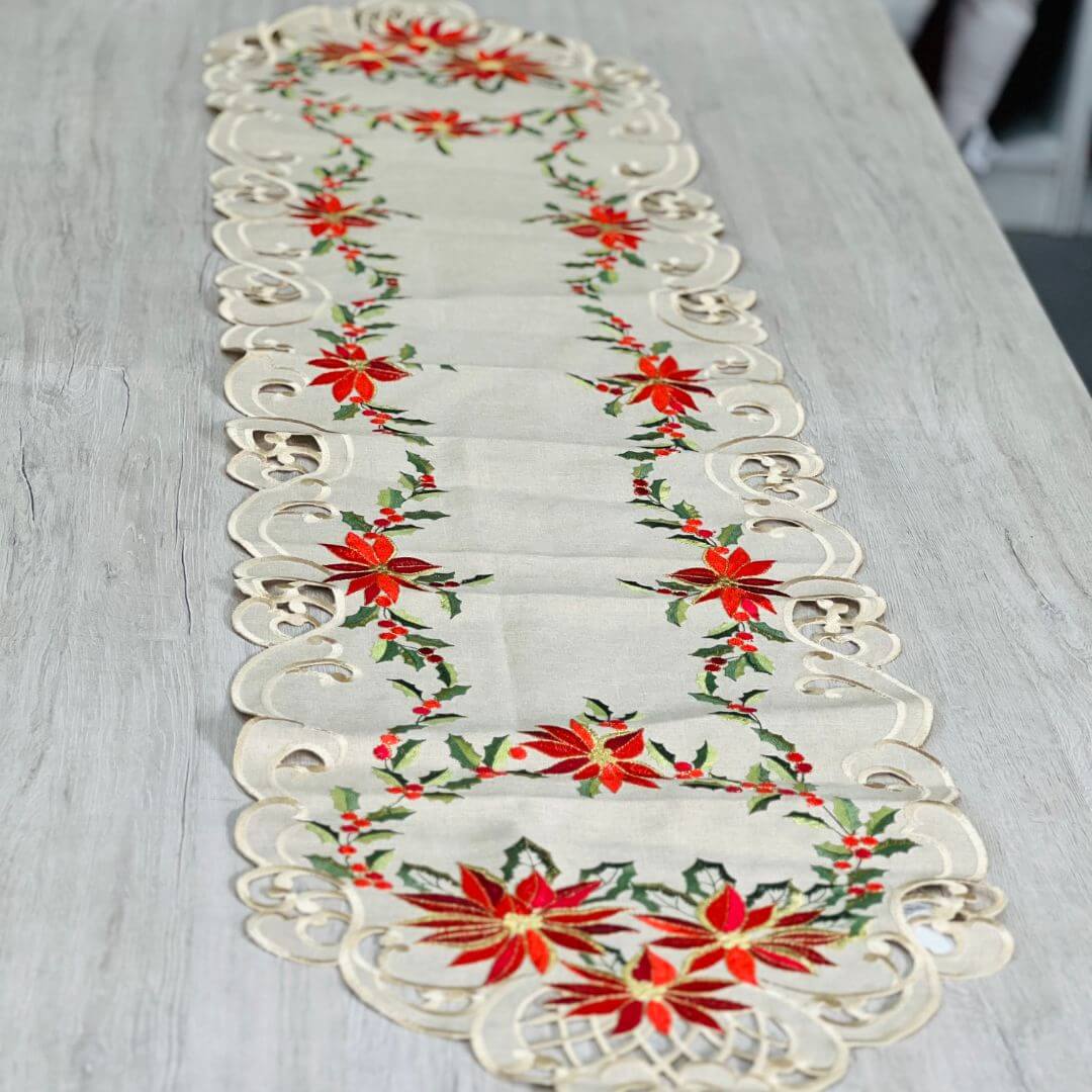 Caminho de Mesa Bege | 40x180cm