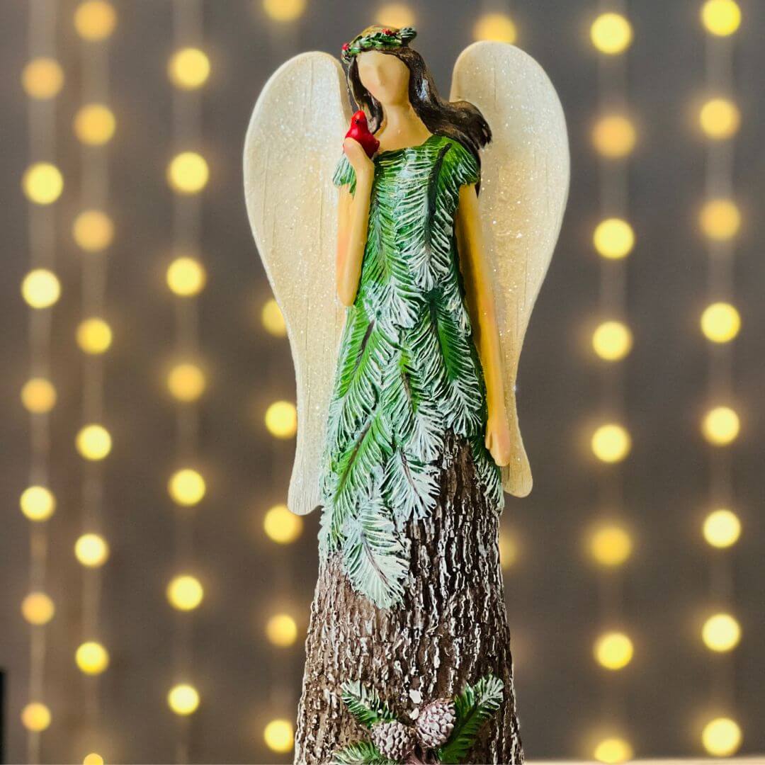 Enfeite Natalino Resina Anjo - 12,5cm
