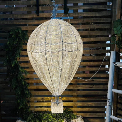 Pendente Decorativo Balão com LED Branco Quente | 60cm