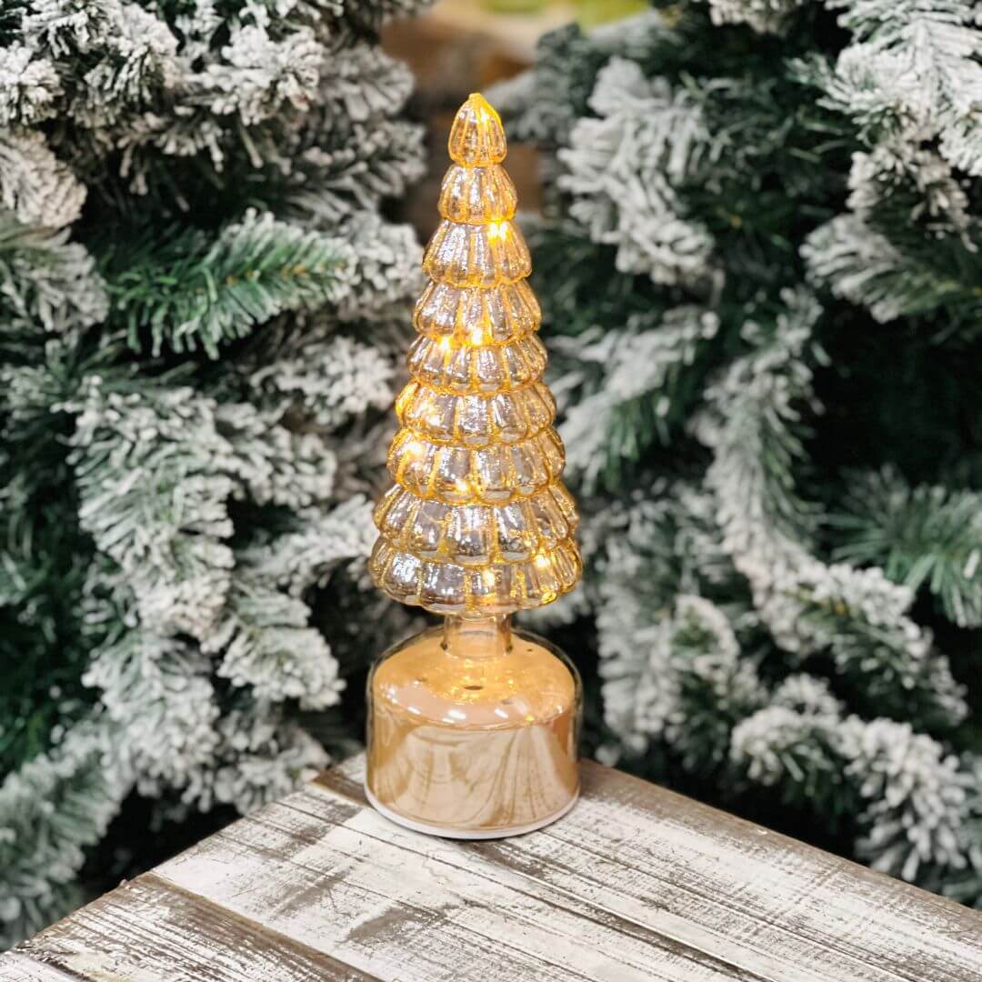 Árvore Decorativa com LED e Movimento – 23cm