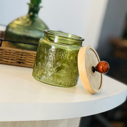 Pote Vidro Decorado - 500ml