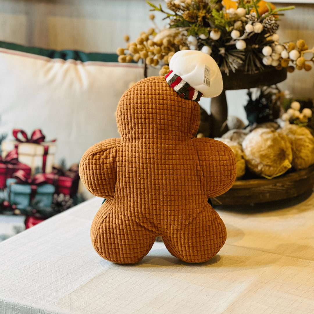 Gingerbread Natalino de Pelúcia Cozinheiro Verde 32cm