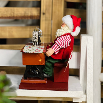 Papai Noel Alfaiate Musical – 23cm