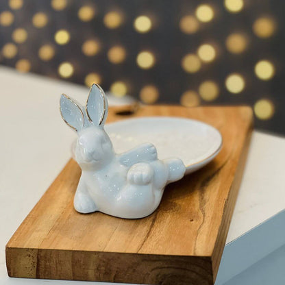 Porta Objetos Coelho Branco – 9cm