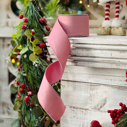 Fita Aramada Rosa 6,3cm - 9,14m