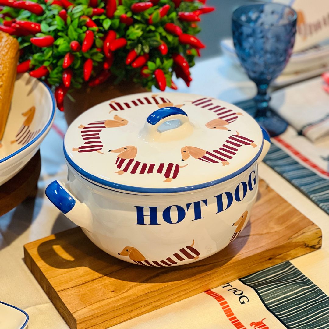 Terrina com Tampa Hot Dog - 11cm