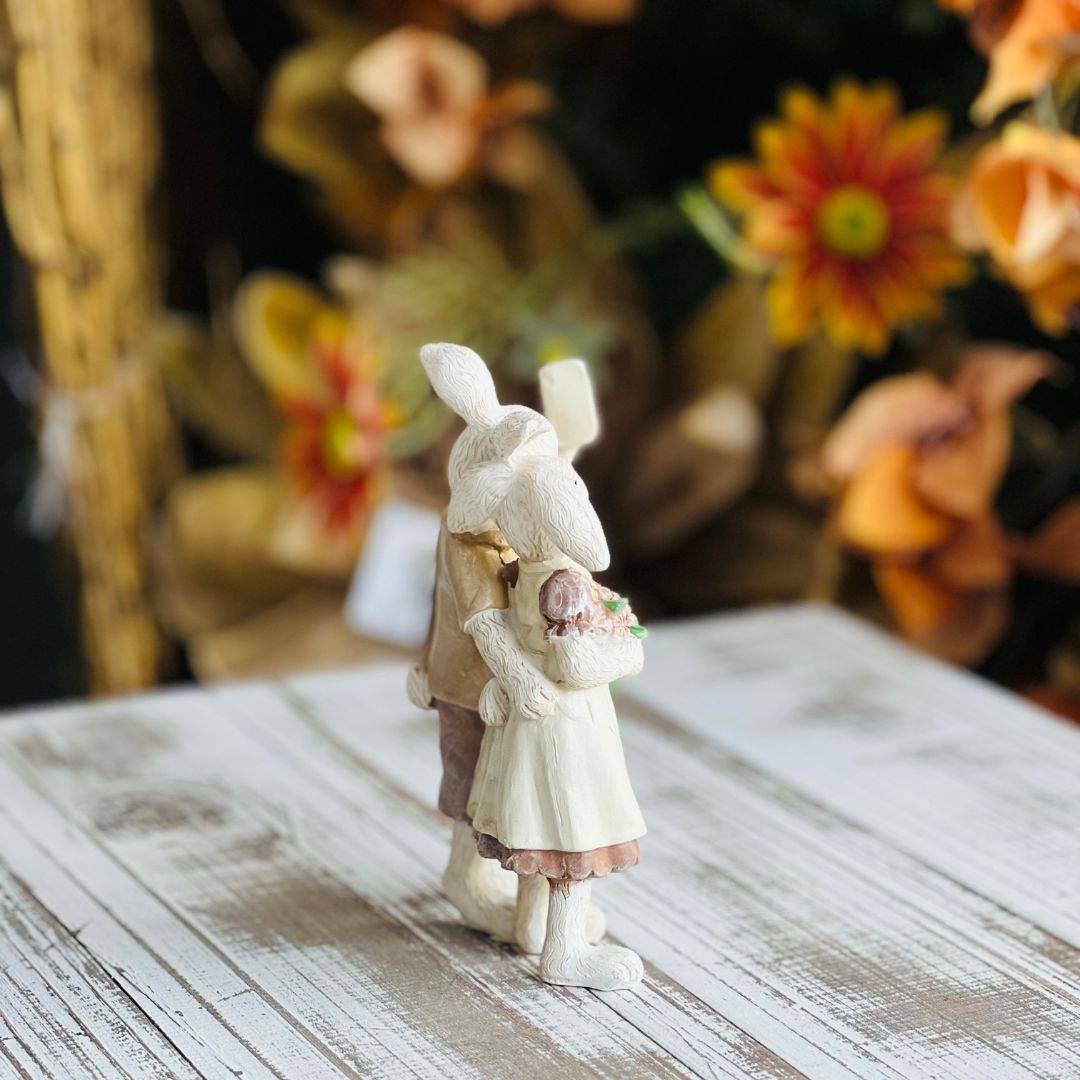 Coelhos tirando self - 22cm