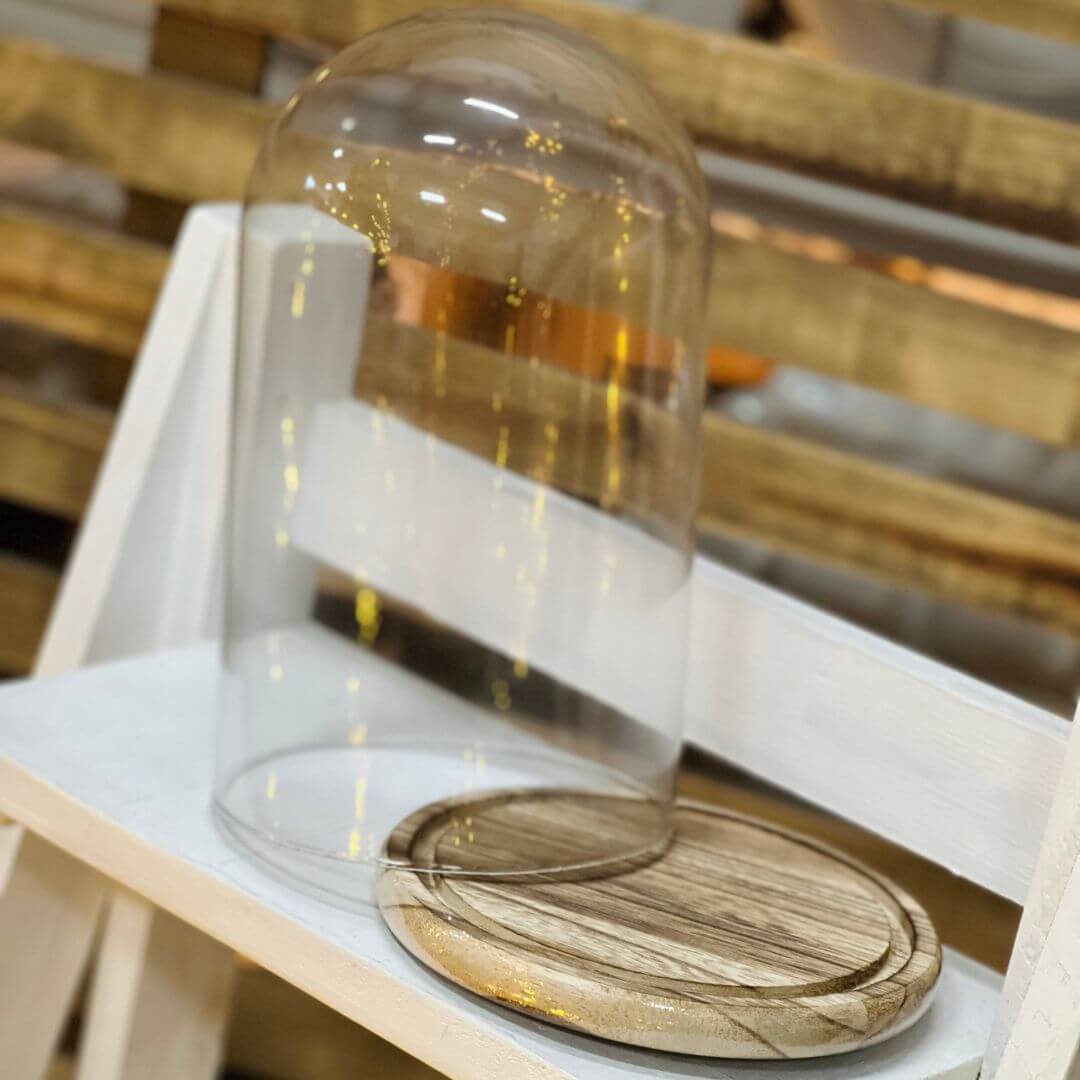 Cúpula Decorativa Natal Transparente – 25cm