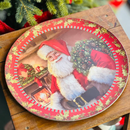 Sousplat Papai Noel - 33cm