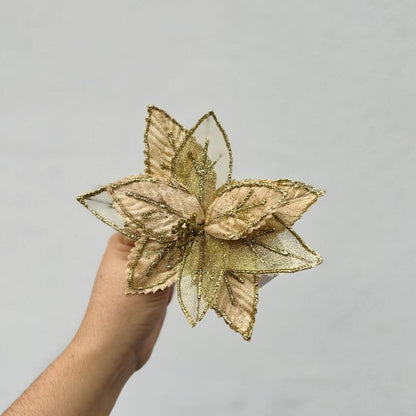 Haste Bico de Papagaio Natal Aveludado – 17cm