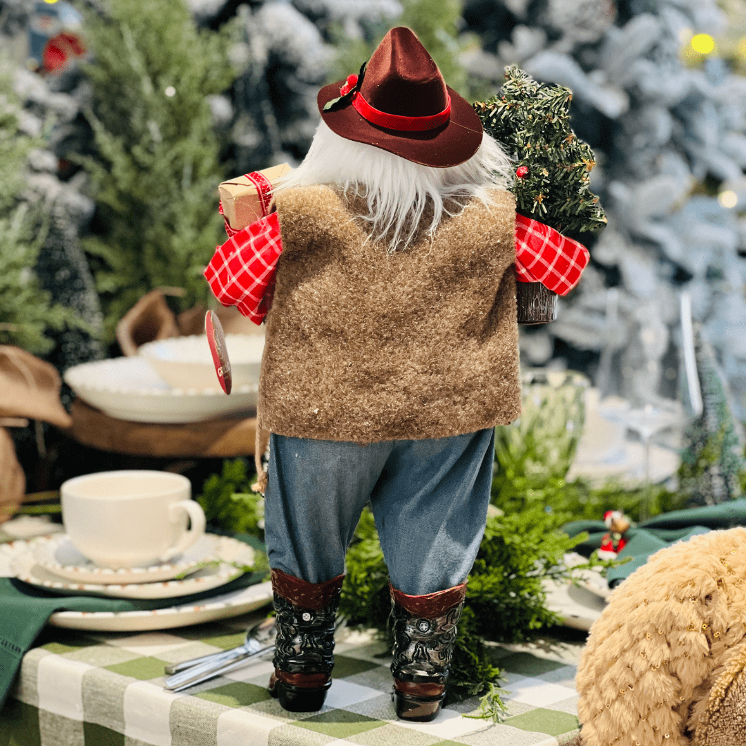 Papai Noel Gaúcho Colecionavel 40cm