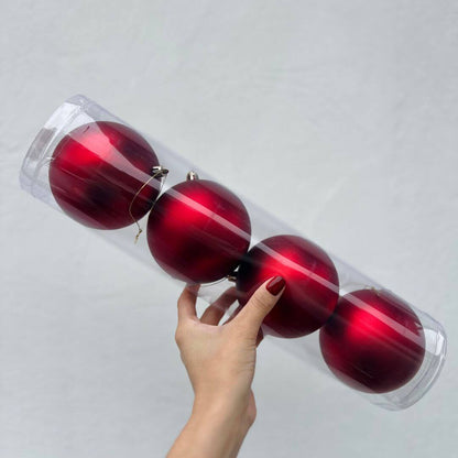 BOLA FOSCA - 10CM | 4 PEÇAS