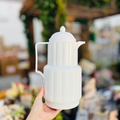 Garrafa Termica de Plastico Dubai Branca - 1L