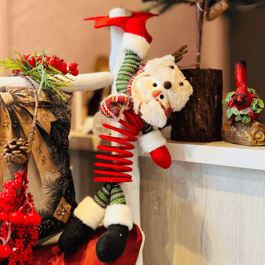 Boneco de Neve Natalino Mola para Pendurar 63cm