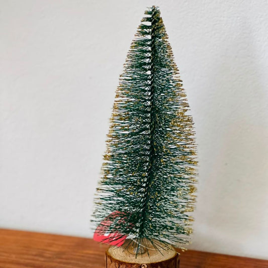 Pinheiro Natalino Nevado Gold - 25 cm