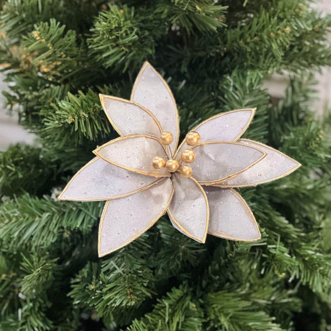 Haste Bico de Papagaio Natal Aveludado – 20cm