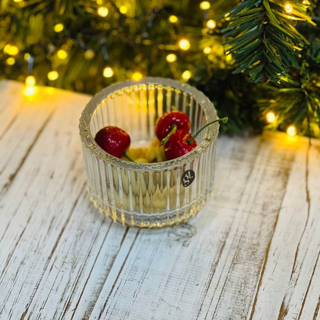 Vaso de Vidro Transparente – 8cm