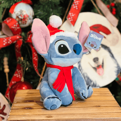 Stitch Natalino de Pelúcia 30cm