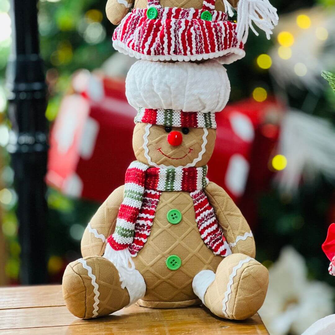 Enfeite de Natal Torre Gingerbread - 70cm