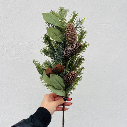 Haste Com Pinha e Guizo - Alt 75 Cm