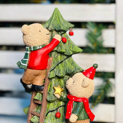 Ursos Decorando Árvore – 30cm