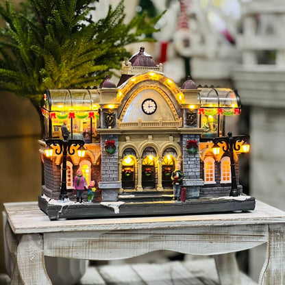 Vila Estacao de Trem - 30cm - Iluminado