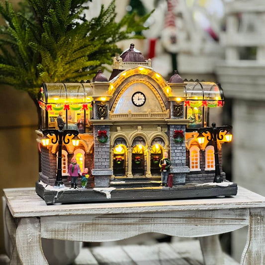 Vila Estacao de Trem - 30cm - Iluminado