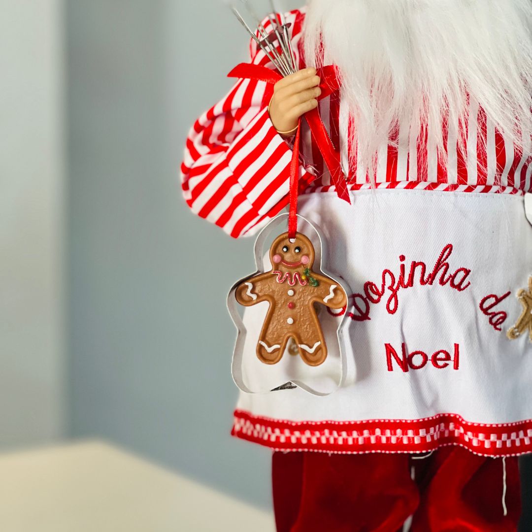Papai Noel Cozinheiro - 45cm