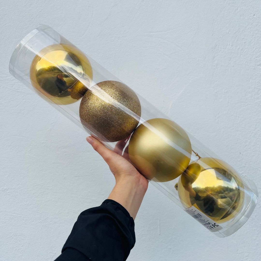 Bola Tubo Jogo com 4un - 12cm