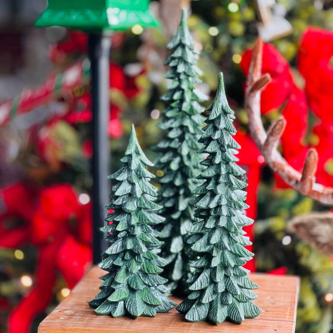 Árvore de Resina Verde - 38cm