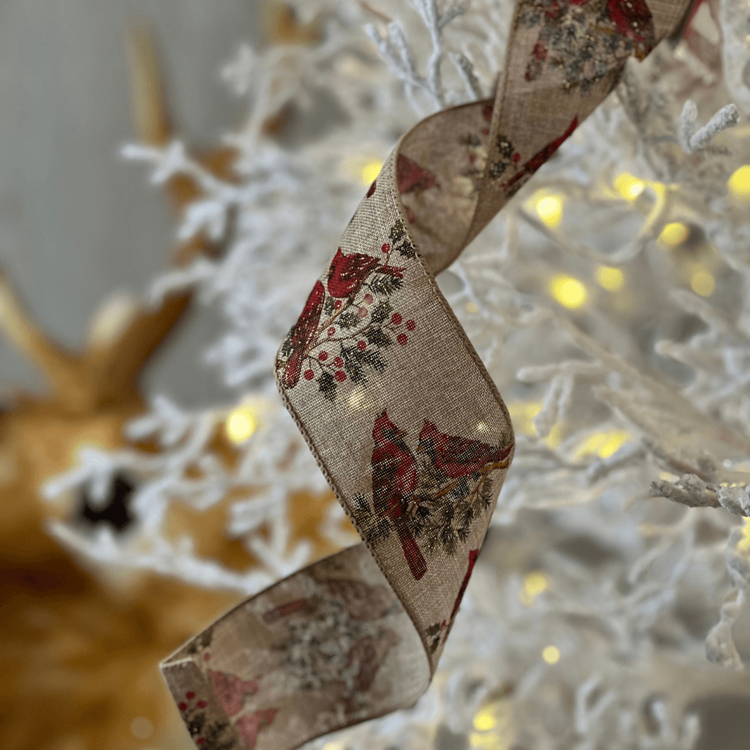 Fita Rústica Decorativa com Pássaros – 9,1m