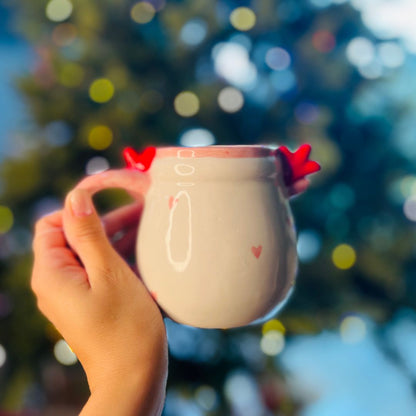 Caneca de Natal Cervo - 11cm