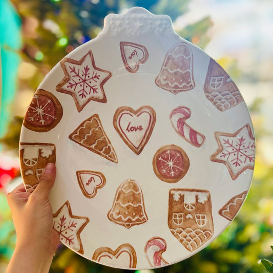 Sousplat Gingerbread Digital - 33cm